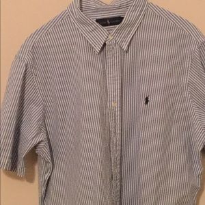 Polo Ralph Lauren Short Sleeved Seersucker Shirt